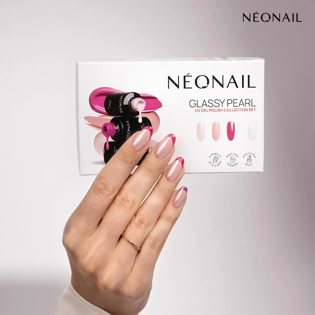 Набор УФ-лаков NÉONAIL Glassy Pearl Collection с эффектом жемчуга Néonail, Glassy Pearl ​Collection Set​ — фото 2