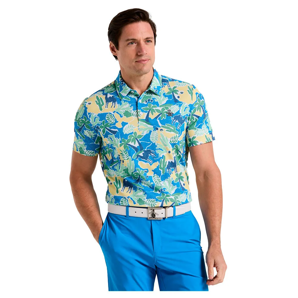 

Поло с коротким рукавом Original Penguin Ibiza Earl, синий