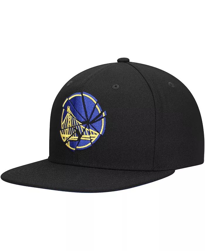 

Черная мужская кепка Golden State Warriors Shattered Snapback Mitchell & Ness, черный