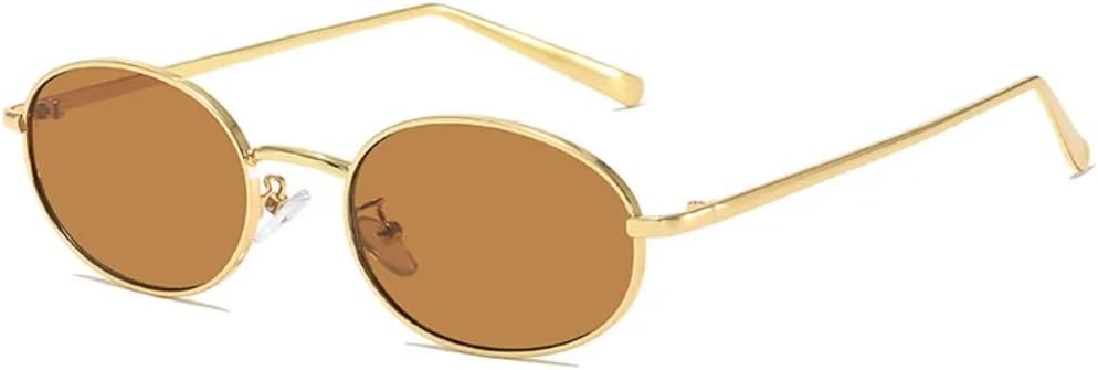 

Солнцезащитные очки с защитой UV400 | Металлическая оправа, овальные градиентные линзы | Для женщин и мужчин, для занятий спортом на открытом воздухе и путешествий DSVIGF, C2 Tea