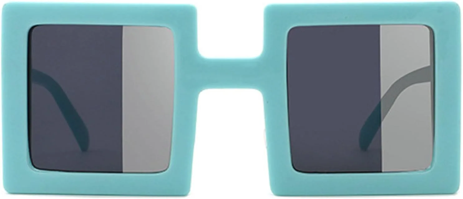 

Забавные квадратные солнцезащитные очки 2024 года, модные полузеркальные очки для женщин, стильный дизайн, антибликовые солнцезащитные очки N45 mincl, Blue