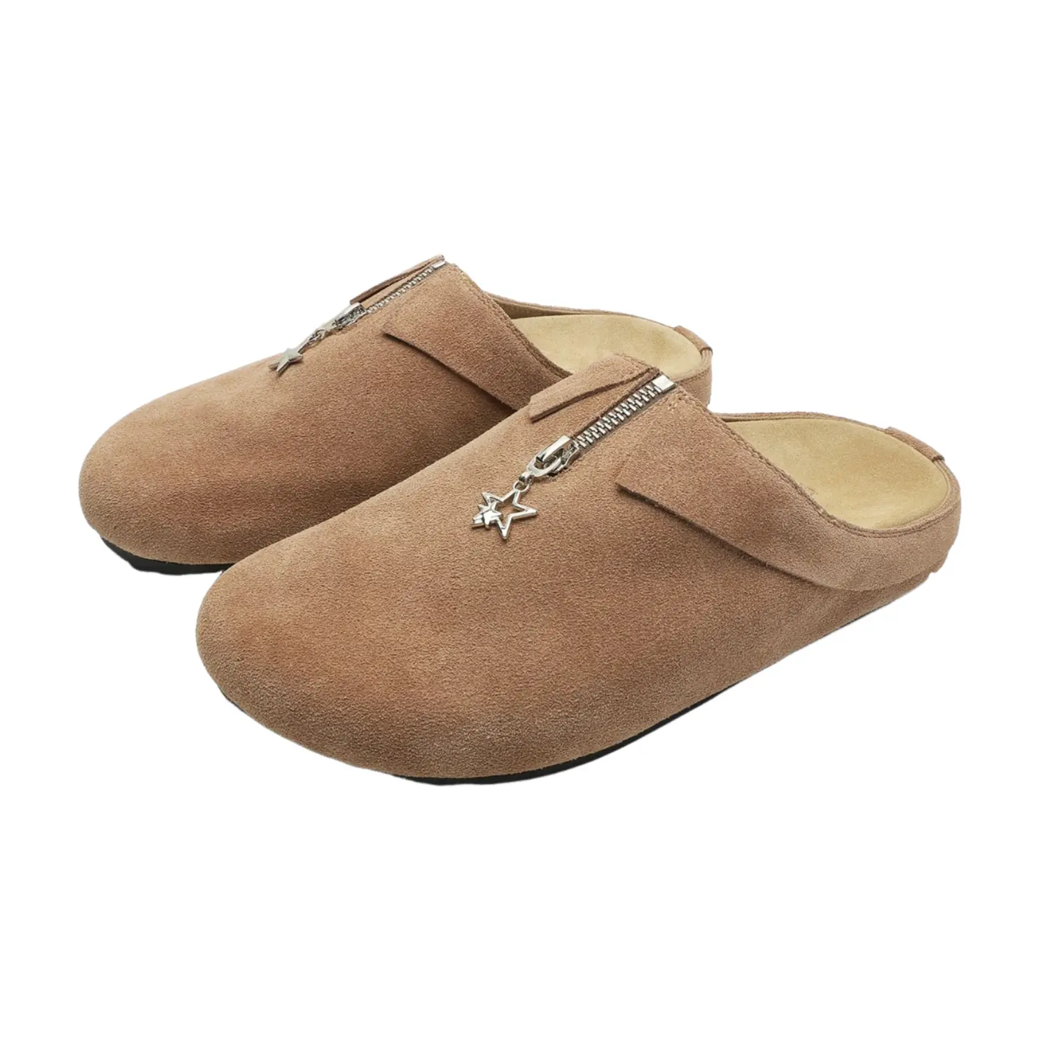 

ABCYLM Мужские бесшумные закрытые тапочки с устойчивостью к истиранию - хаки, цвет Khaki