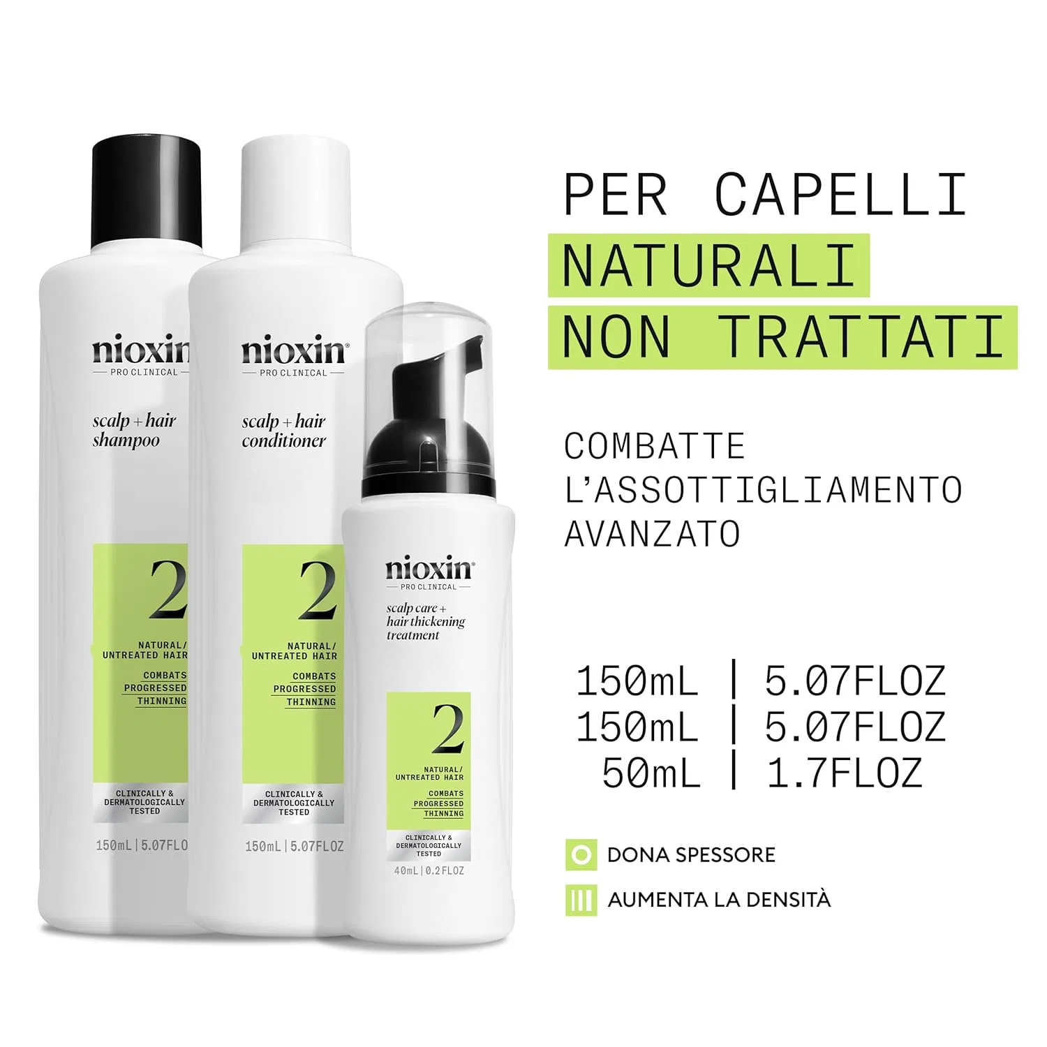 Набор для утолщения волос Scalp + Hair Thickening System 2 от Nioxin Nioxin — фото 2