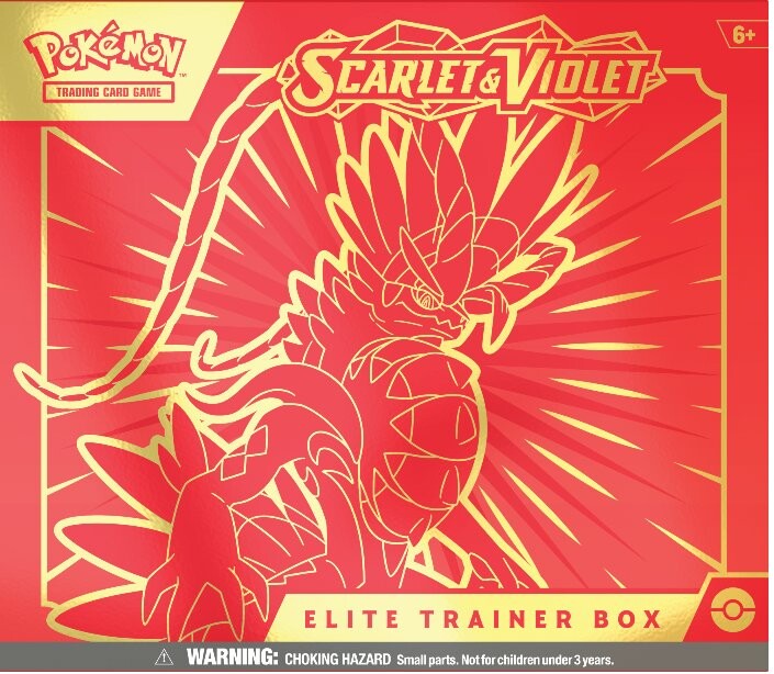 

Pokemon Elite Trainer Box Алые и фиолетовые карты (2)