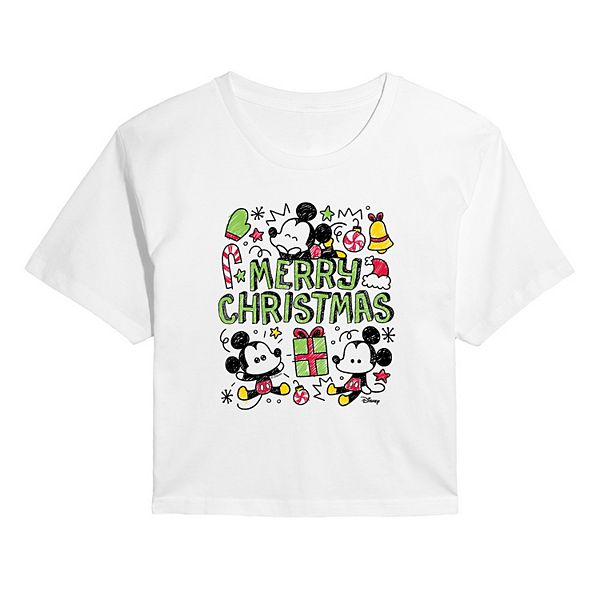 

Детская футболка с Микки Маусом и надписью "Merry Christmas" Disney