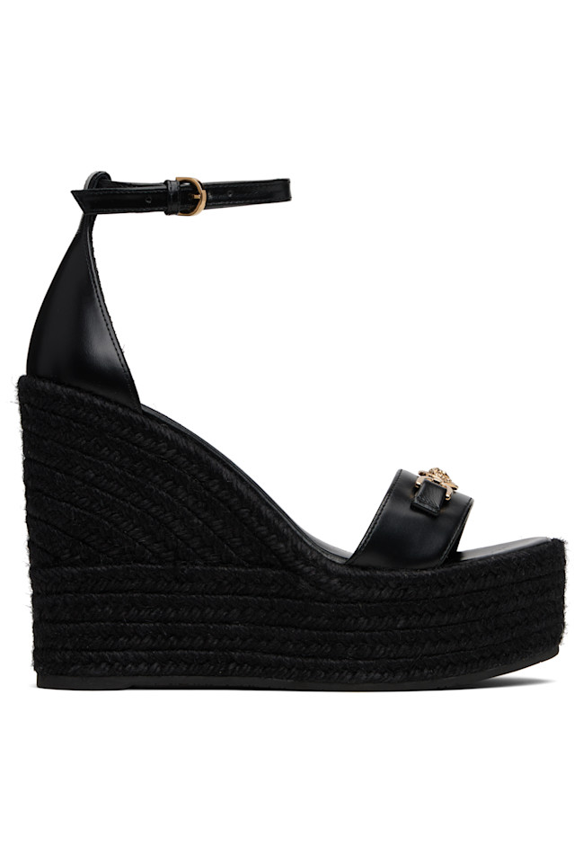 Сандалии на платформе Medusa '95 из кожи Versace, мультиколор