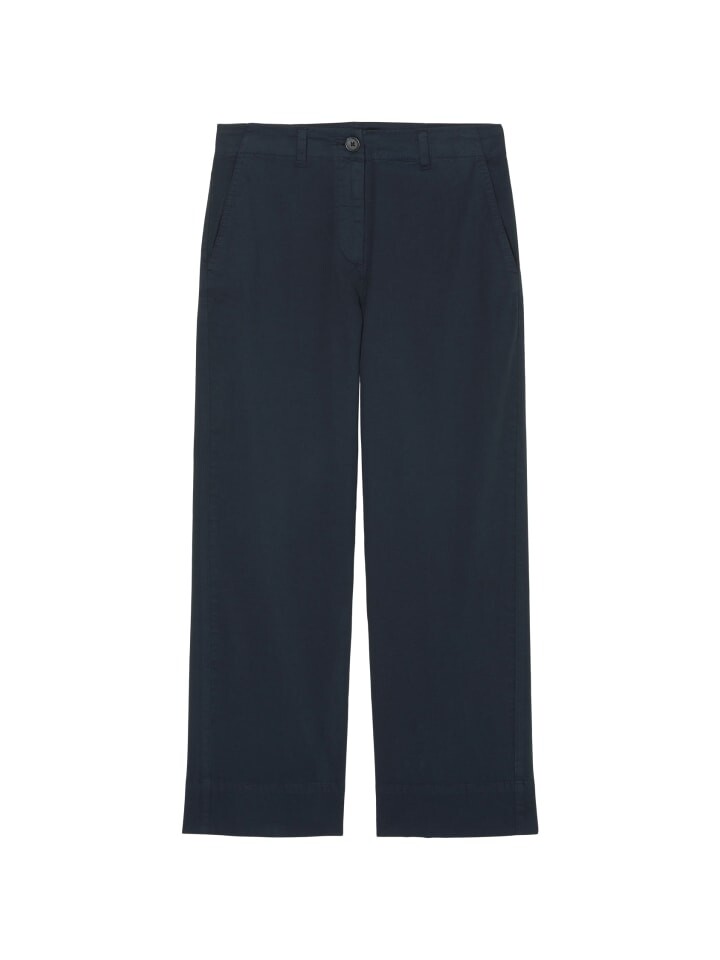 

Тканевые брюки Marc O'Polo loose cropped, цвет deep blue sea