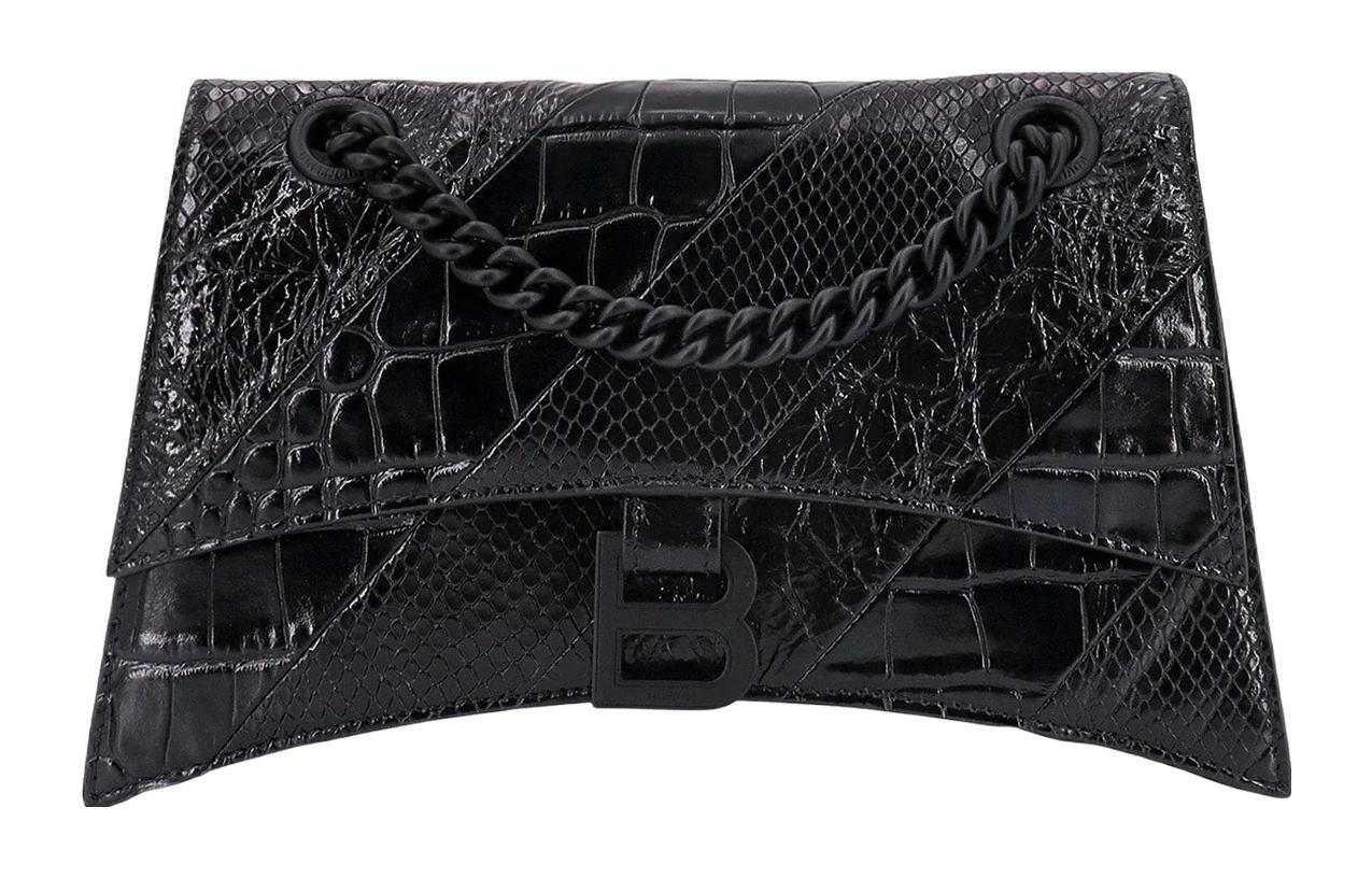 

Balenciaga Кожаная сумка через плечо женская черная