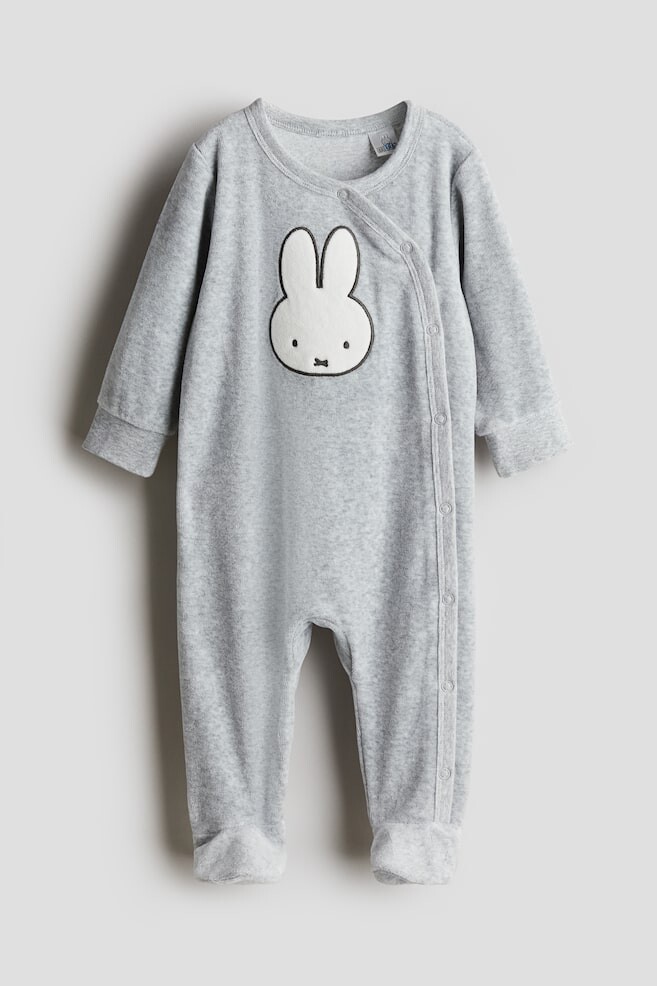 

Велюровая пижама H&M, серый