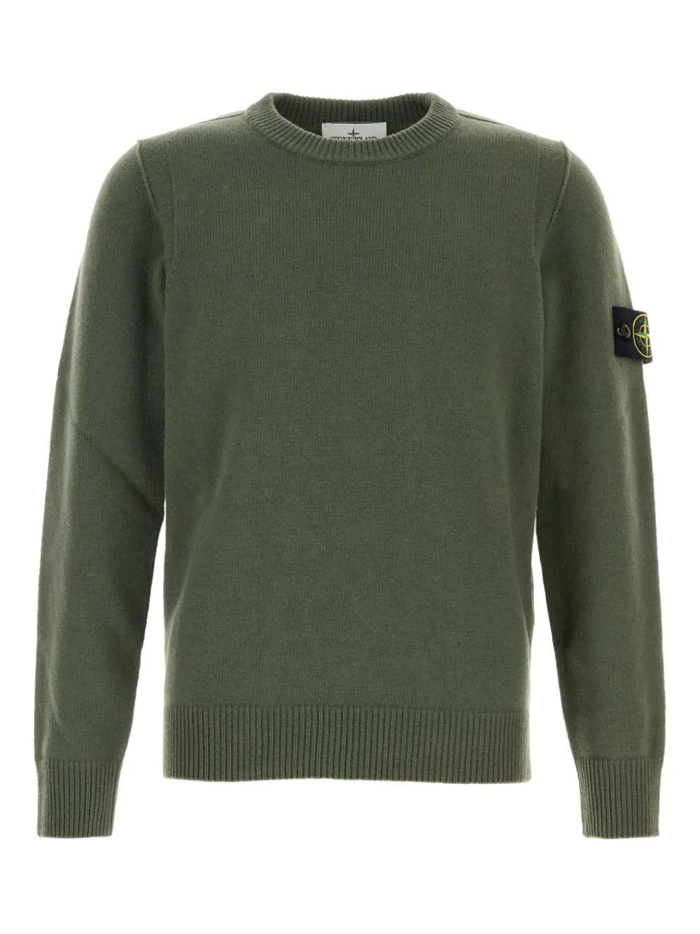 

Джемпер 5100072 из смесовой шерсти Stone Island, зеленый