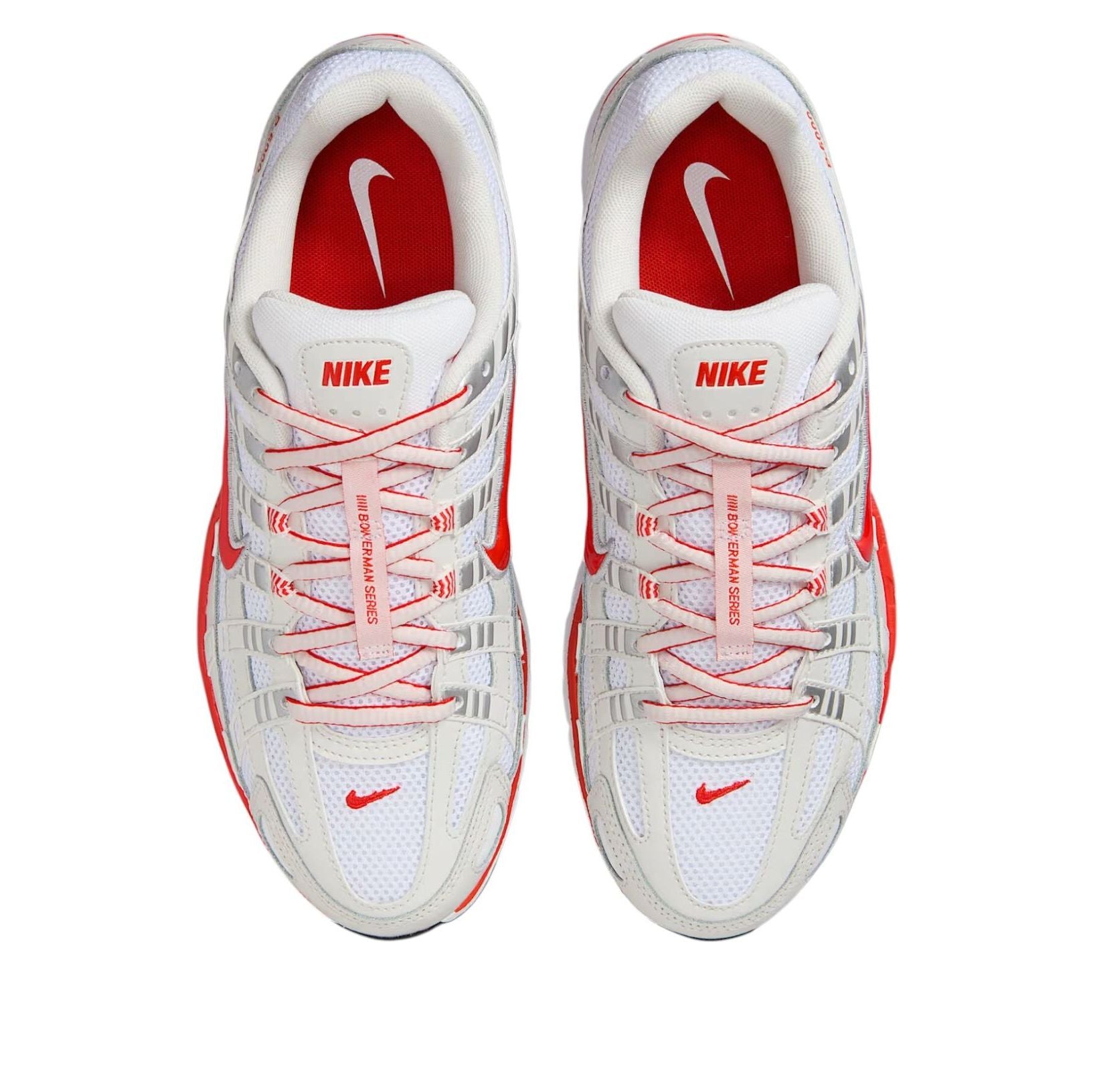 Кроссовки (WMNS) Nike P-6000 'White Platinum Tint Picante Red' — фото 2
