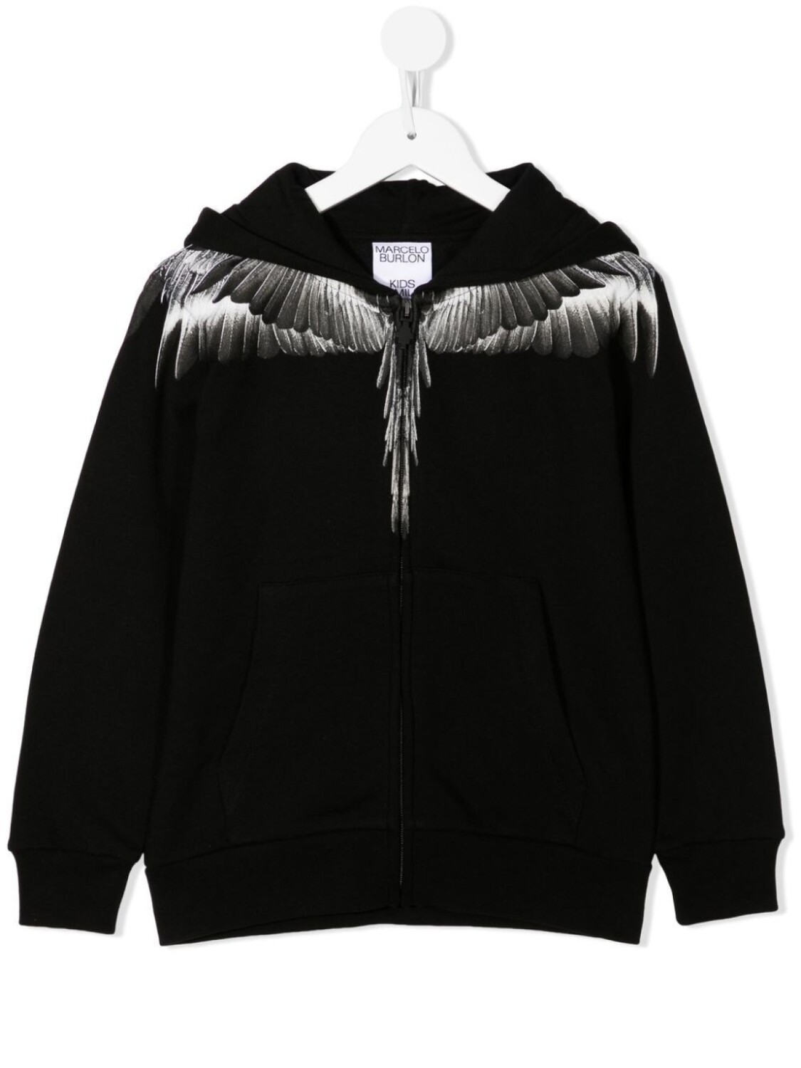 

Marcelo Burlon County Of Milan Icon Wings zip-up hoodie, черный