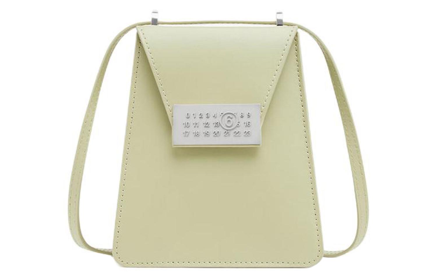 

Мини-сумка через плечо из телячьей кожи, женская, цвет алоэ вера MM6 Maison Margiela