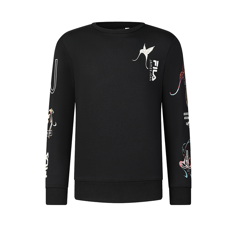 

FILA Спортивный свитшот мужской Pitch Black, Черный, FILA Спортивный свитшот мужской Pitch Black