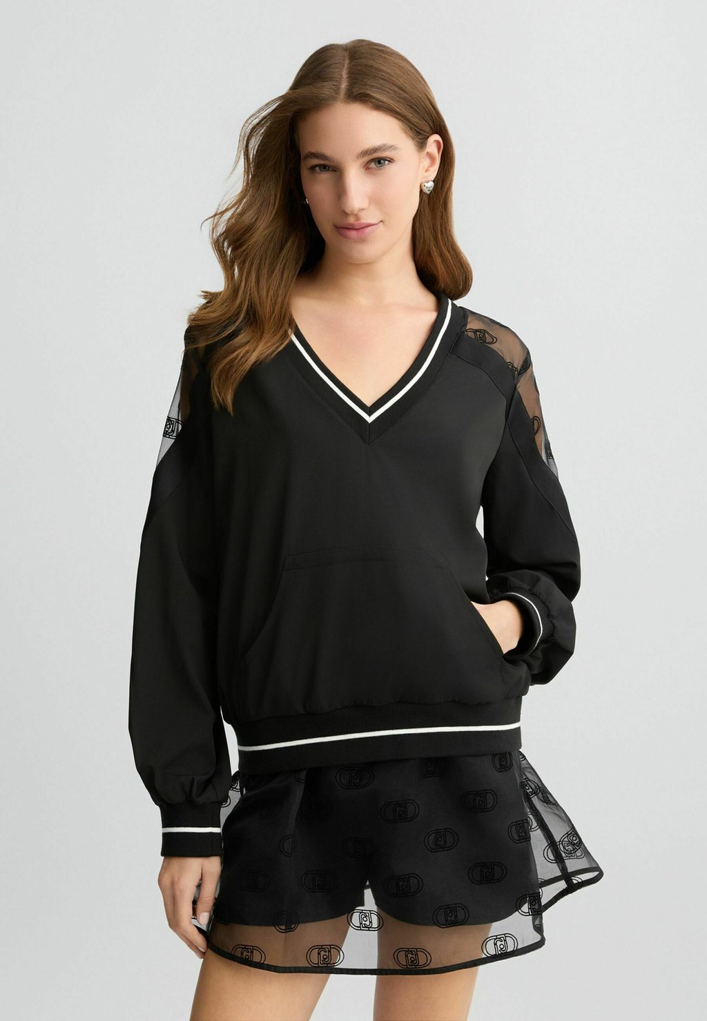 

Толстовка V-NECK LIU JO, черный