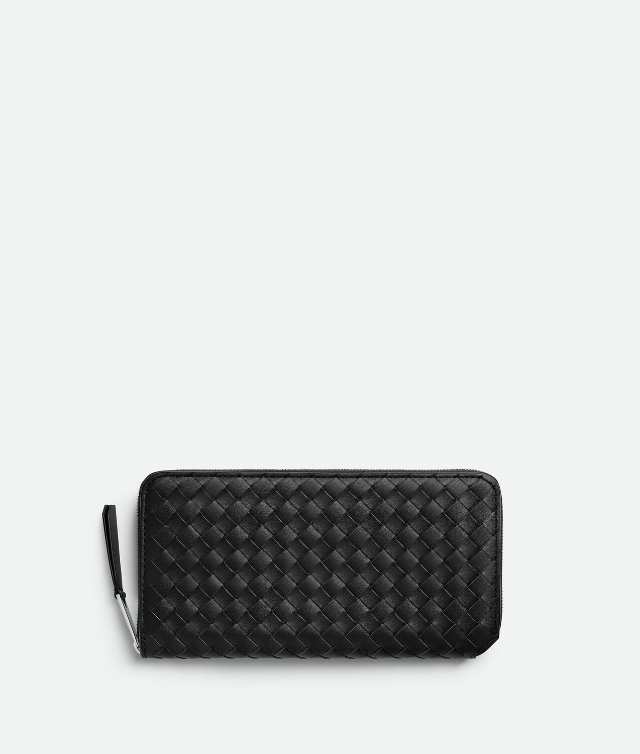 

Кошелек Intrecciato пикколо на молнии Bottega Veneta, черный