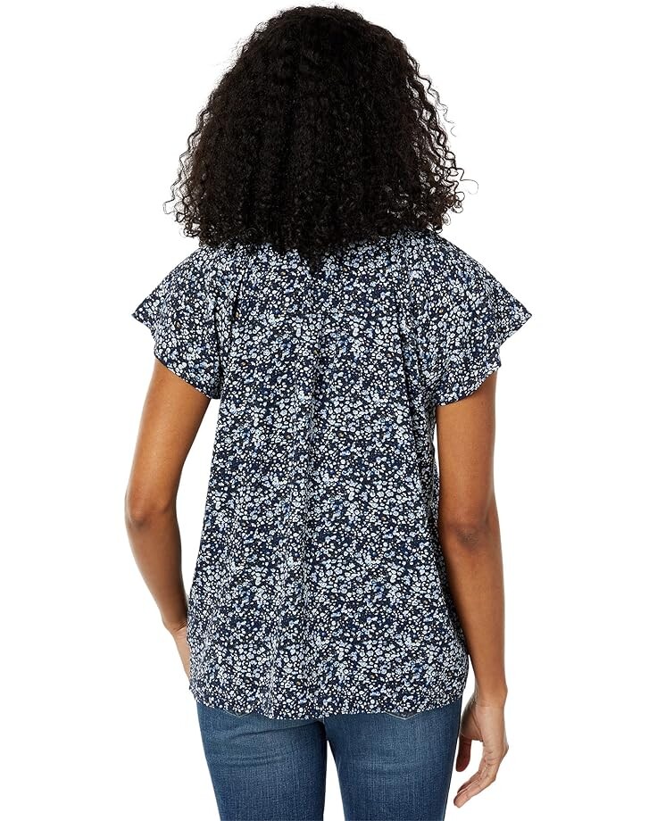 

Блуза Dylan by True Grit Charlie Prairie Floral Raglan Blouse, синий
