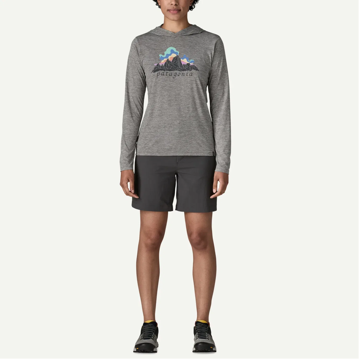 Женская футболка Capilene Quick Dry Patagonia, Feather Gray/FEA — фото 3