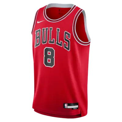 

Джерси Nike Zach LaVine Chicago Bulls 2023/24 Icon Edition, красный