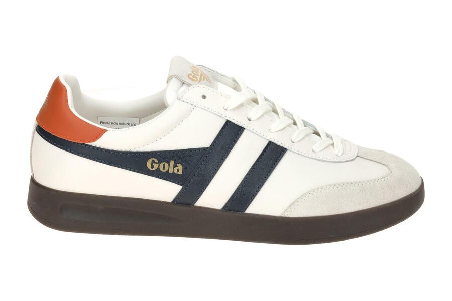 Кроссовки Gola Cyclone Shoes белые синие мужские CLB743 — фото 2