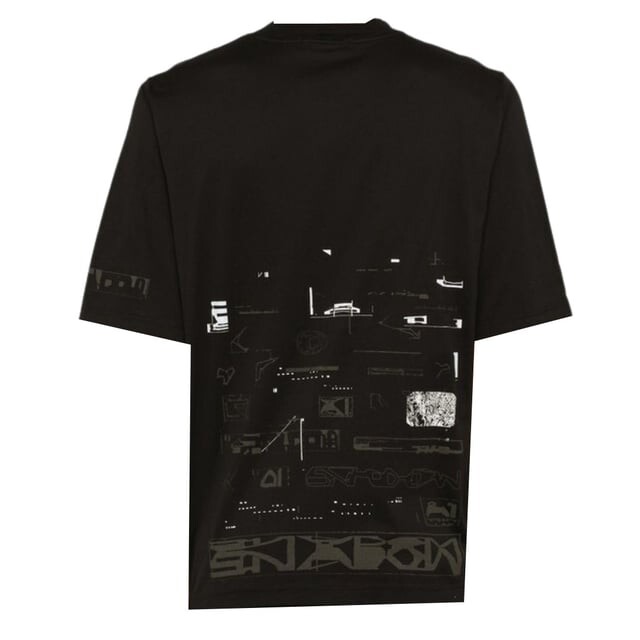 

Футболка с нашивкой Shadow Project Stone Island, черный
