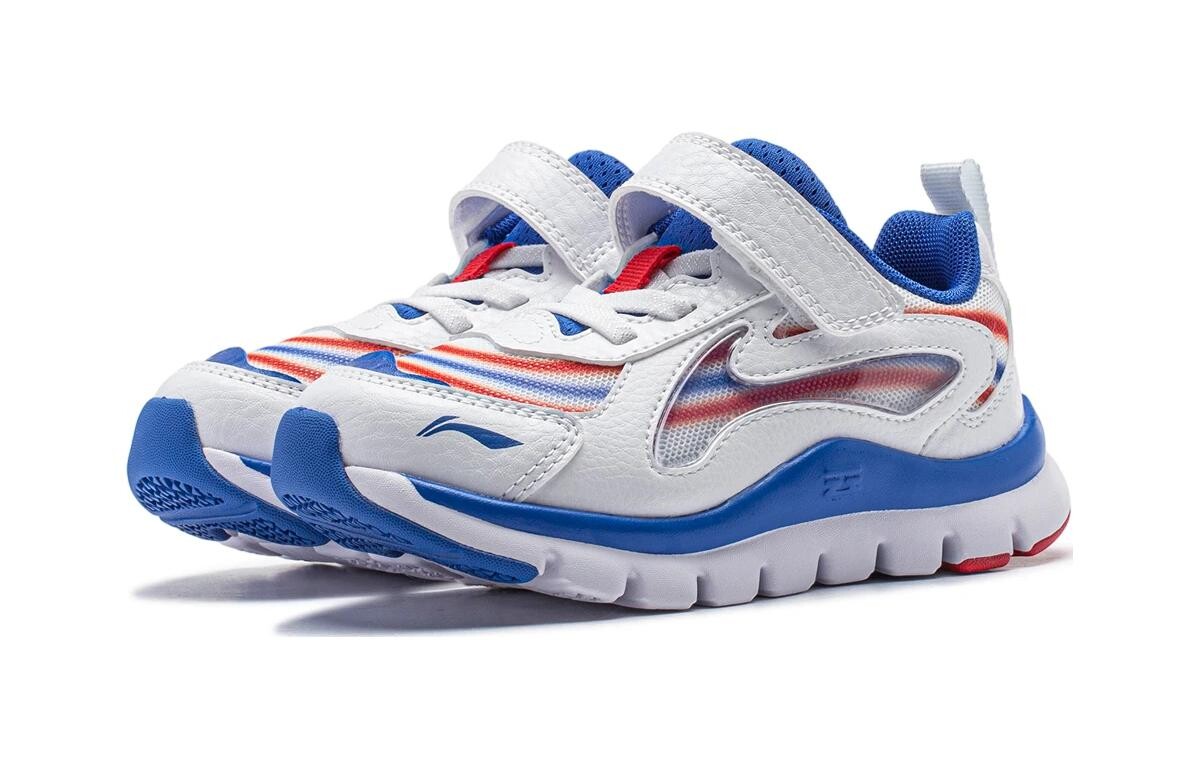 Кроссовки LINING YOUNG Kids Lifestyle Shoes PS Low-top White/Blue, белый/синий — фото 2