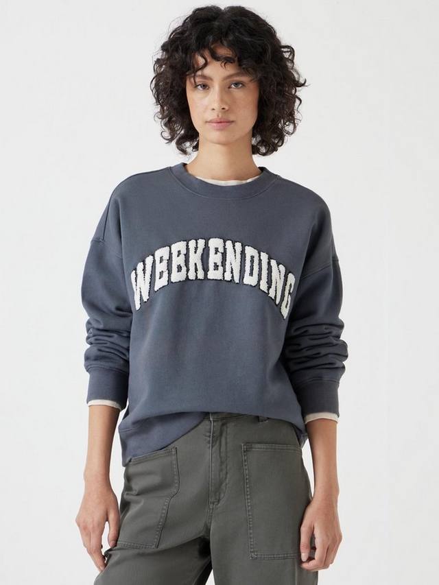 

Графическая толстовка на выходные HUSH, цвет Dark Grey/White