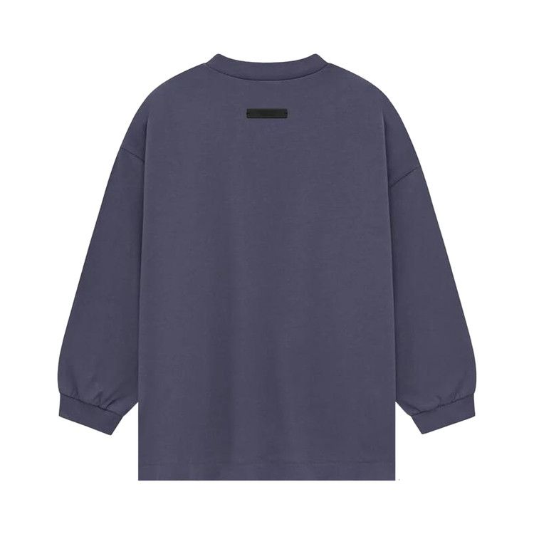 Футболка Fear of God Essentials Kids Jersey Long-Sleeve Tee, Marine — фото 2