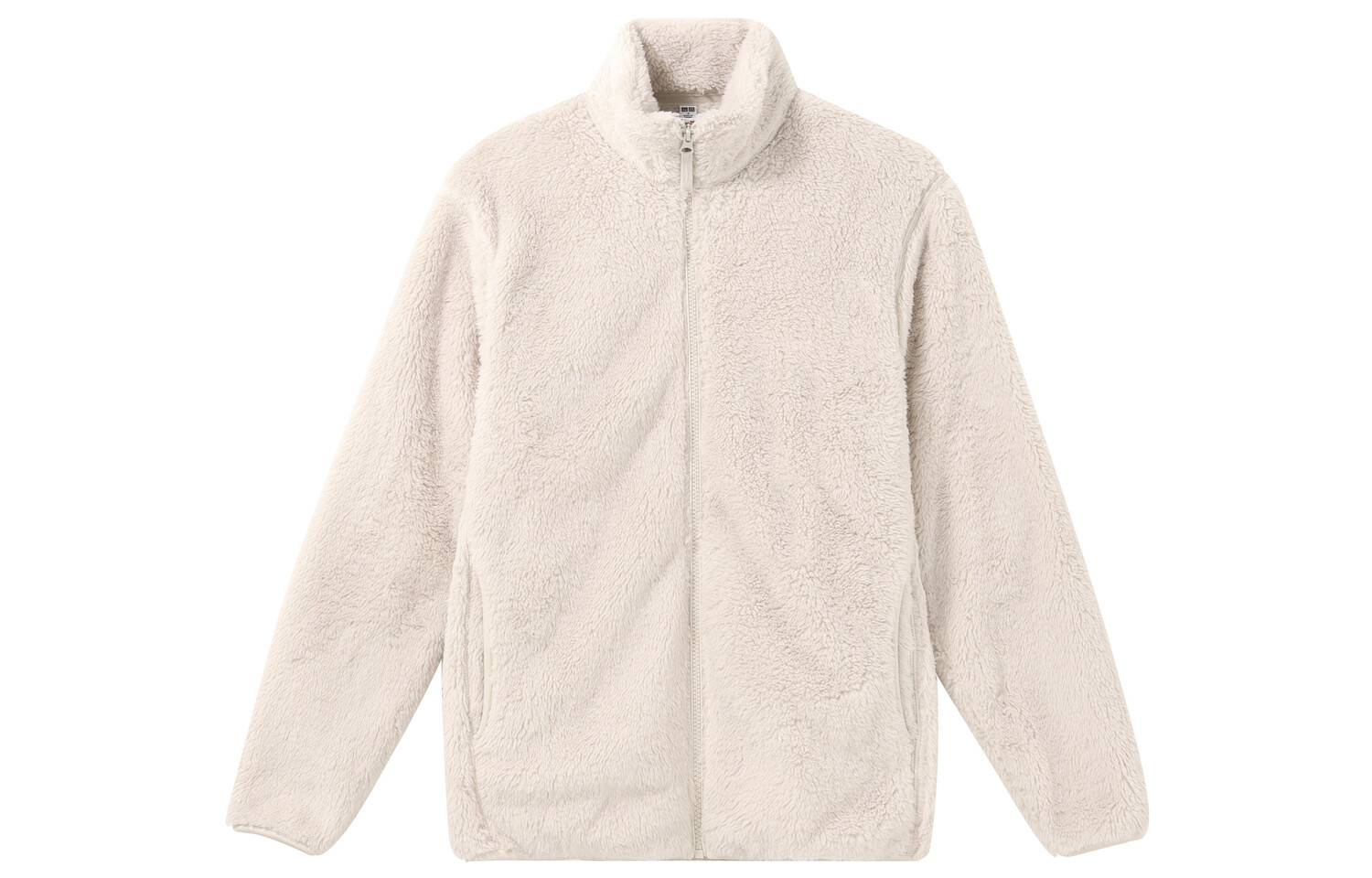 

Бархатная куртка унисекс молочно-белого цвета Uniqlo, слоновая кость