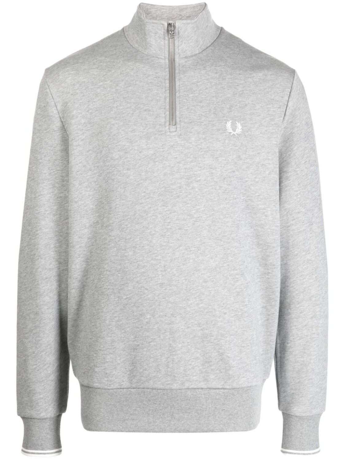 

Fred Perry толстовка с вышитым логотипом, серый