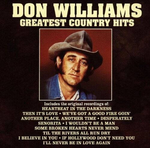 

CD диск Williams, Don: Greatest Country Hits