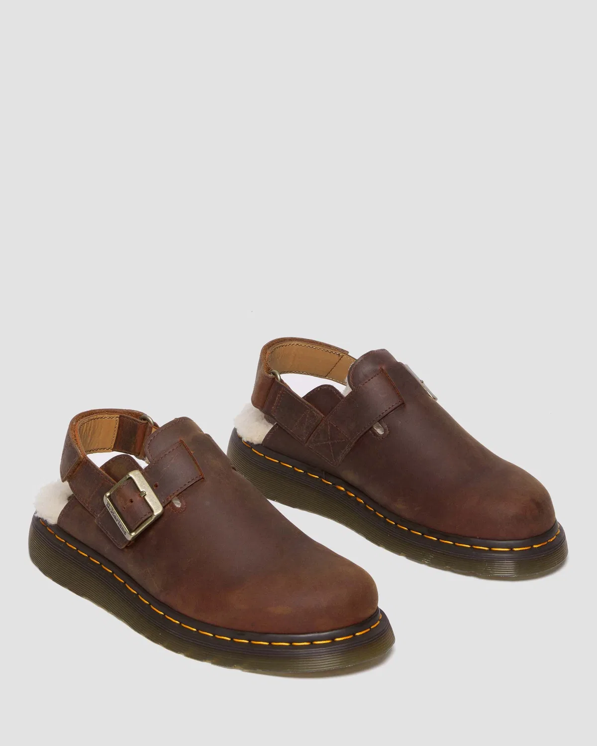 Мужские блоферы Dr. Martens Jorge II FL коричневые — фото 3