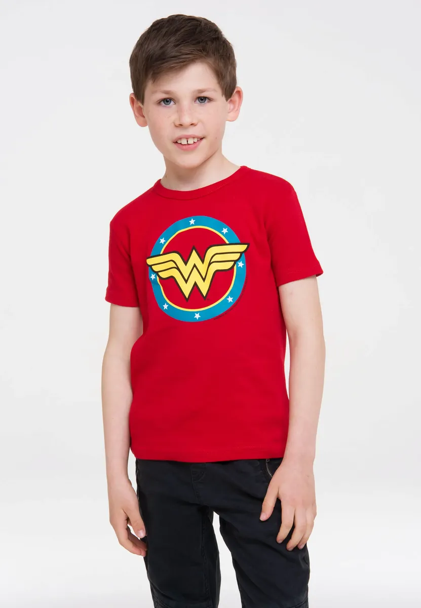 Футболка Logoshirt "DC — Wonder Woman Logo Circle" Logoshirt Wonder Woman, красный — фото 3