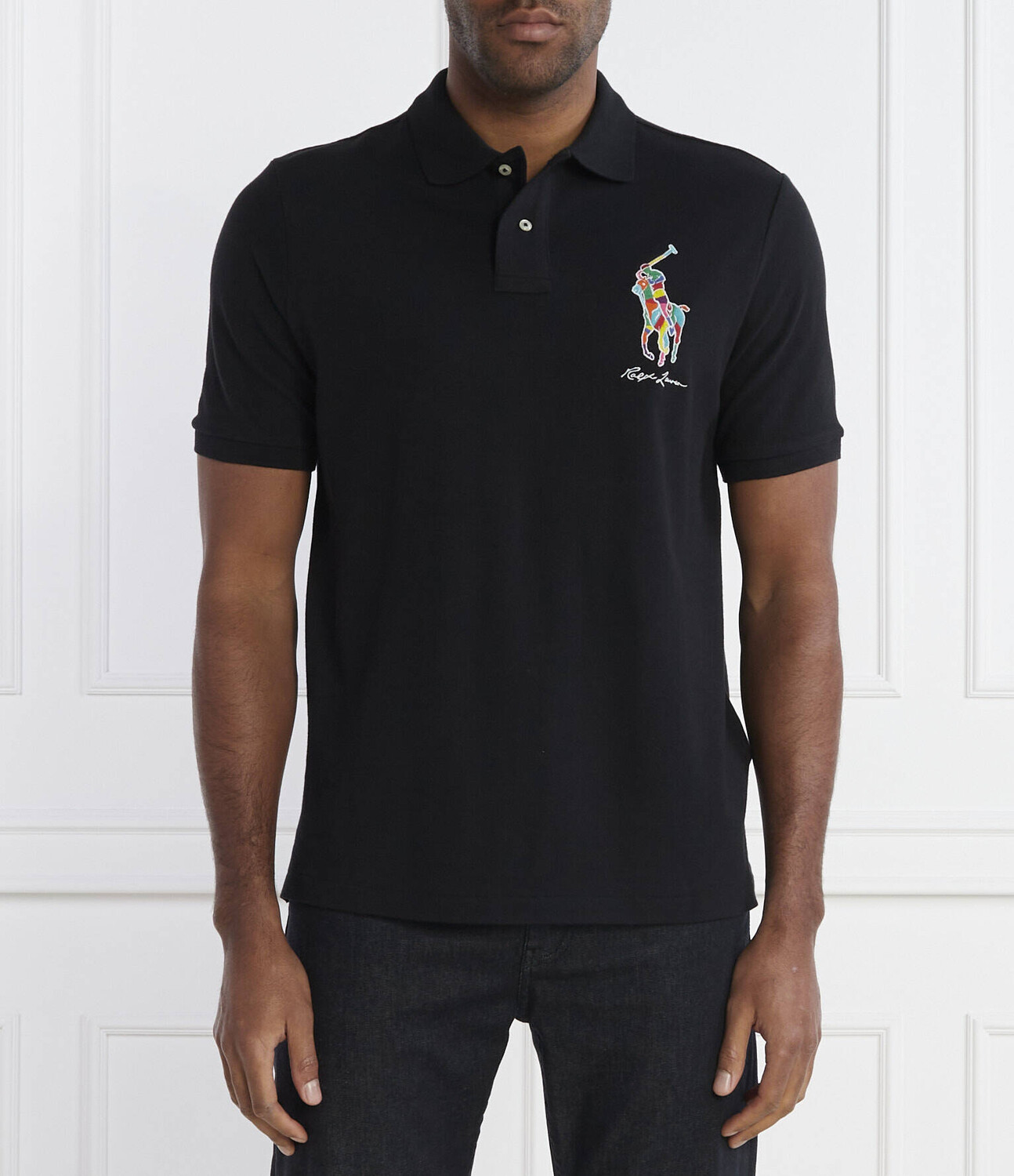 

Поло POLO RALPH LAUREN Classic fit, черный