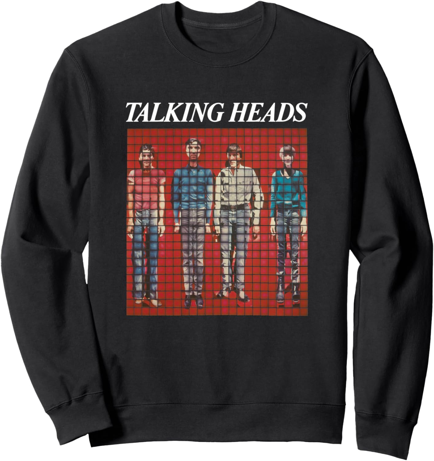 

Толстовка Talking Heads Pixel Portrait, черная, Черный, Толстовка Talking Heads Pixel Portrait, черная
