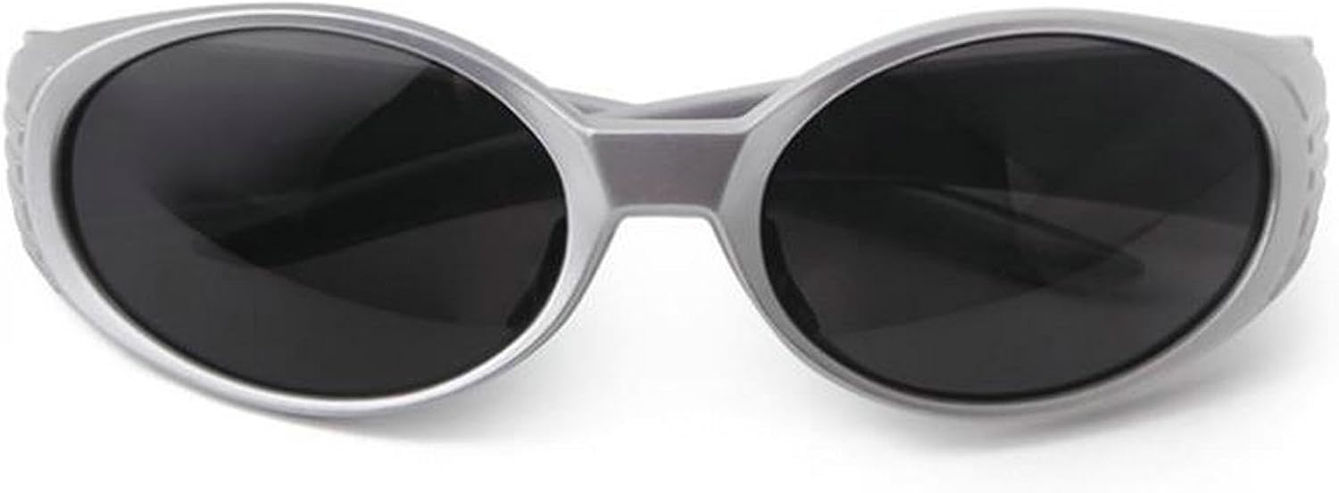 

Овальные солнцезащитные очки для женщин и мужчин, модные солнцезащитные очки с обтекаемой формой, женские очки в стиле Y2K, очки для занятий спортом на открытом воздухе и вождения mincl, C4