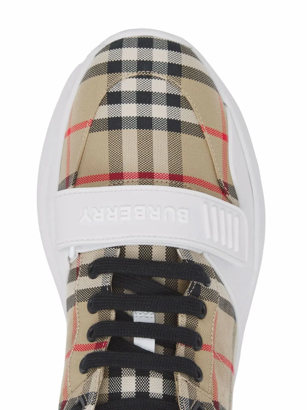 Кроссовки в клетку Vintage Check на липучках BURBERRY, нейтральный — фото 4