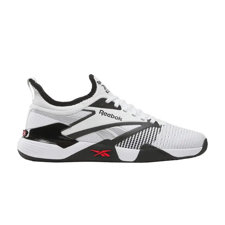 

Кроссовки Reebok Nano Court Black White Energy Red, белый