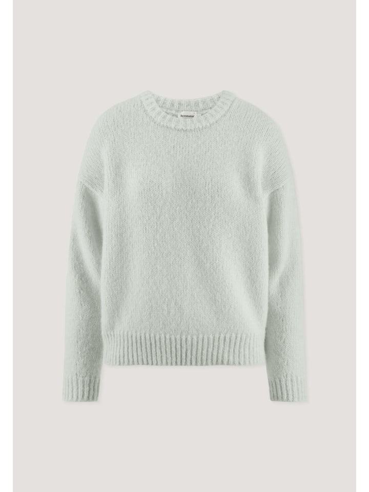 

Светло-голубой вязаный свитер Hessnatur