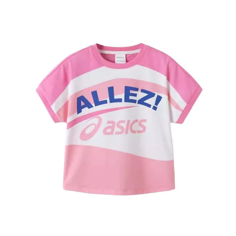 ASICS Футболка розовая для детей 3-7 лет