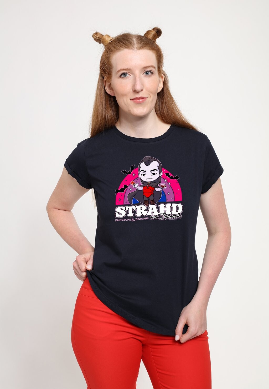 

Футболка с принтом DUNGEONS & DRAGONS STRAHD CHIBI Henry Tiger, темно-синий