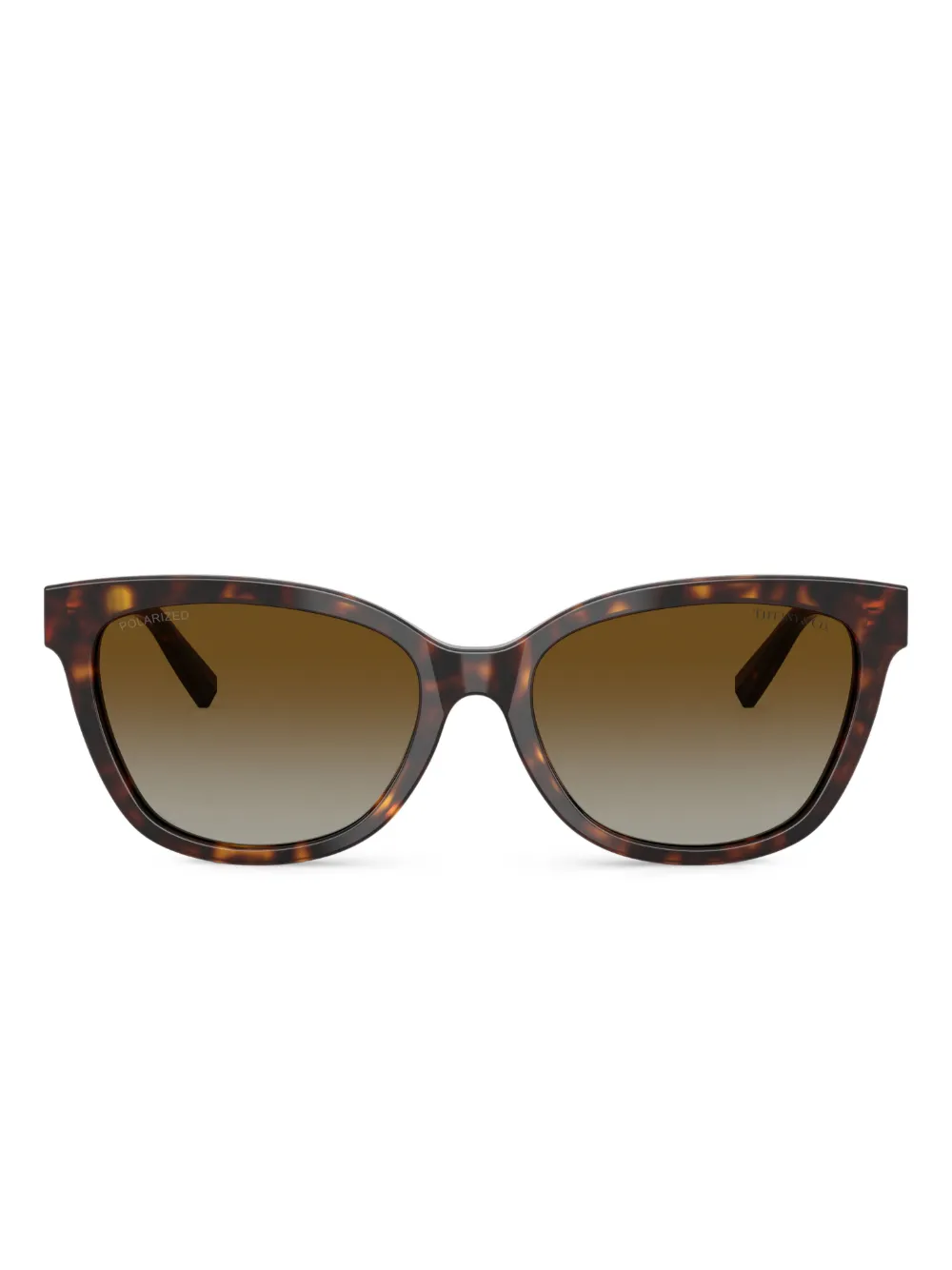 

Солнцезащитные очки в оправе 'кошачий глаз' Tiffany & Co Eyewear, коричневый
