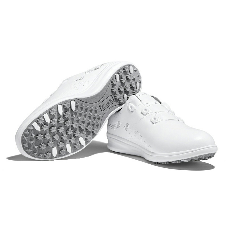 Женские гольф-туфли Low Top Белый PGM, Бело-розовые — фото 3
