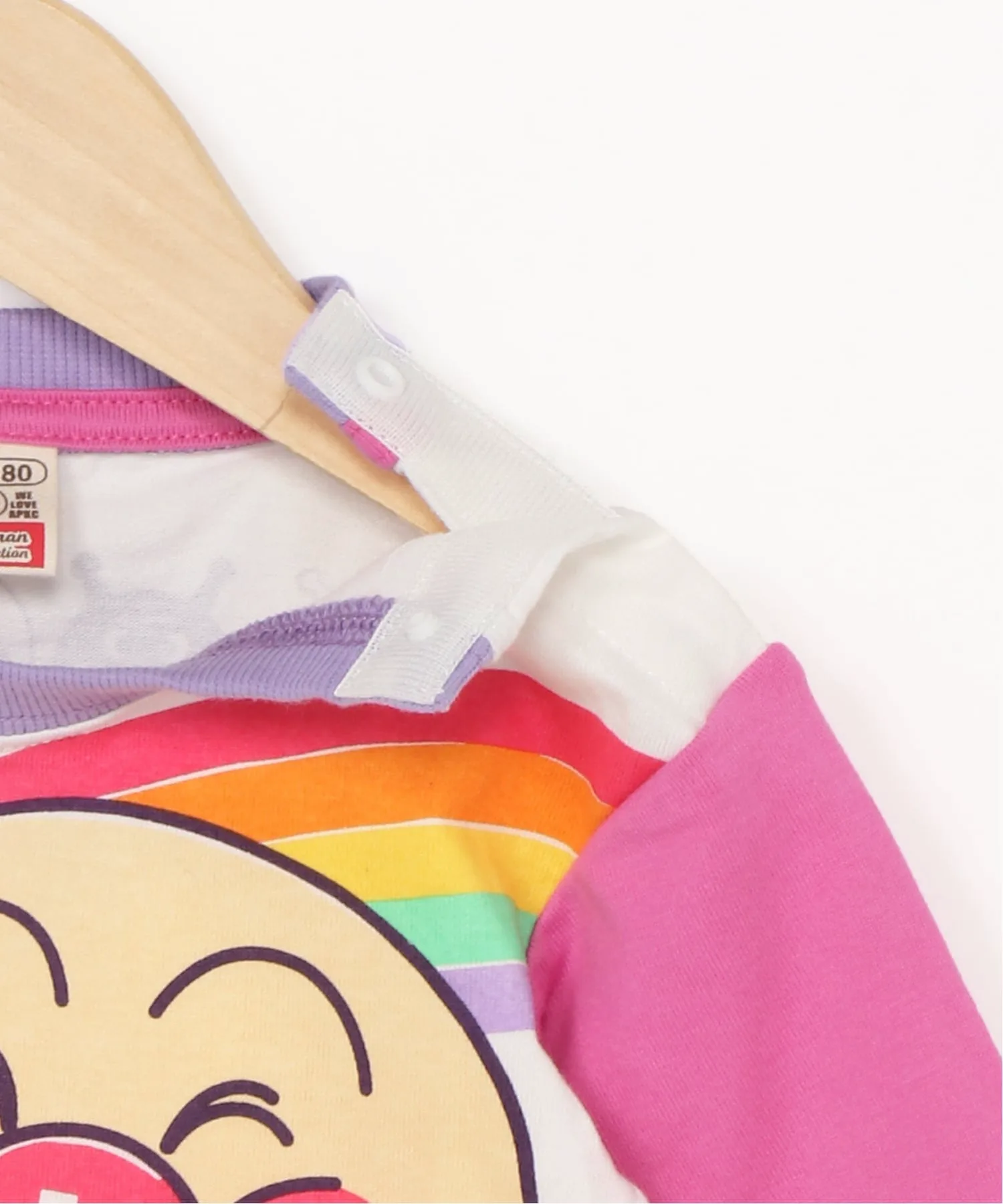 Яркая футболка с длинными рукавами Anpanman Anpanman Kids Collection, цвет Pink — фото 4