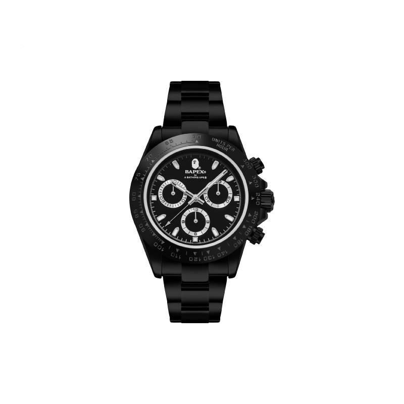 

A BATHING APE Часы Bape Type 4 Bapex #1 Watch 'Black', Black BKX