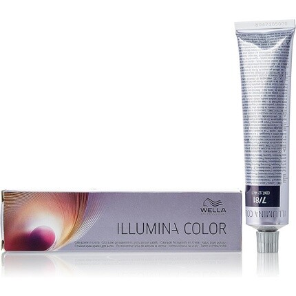 

Illumina Color 7/81 Средний жемчужно-пепельный блондин 60 мл, Wella