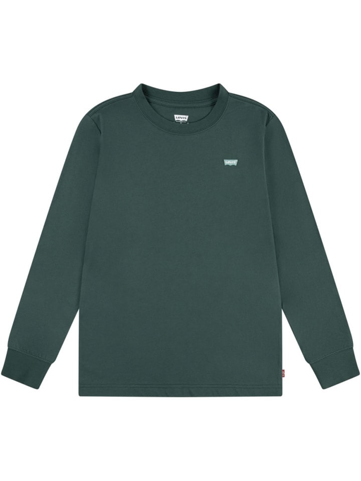 

Рубашка с длинным рукавом Levi's Kids, темно-зеленый