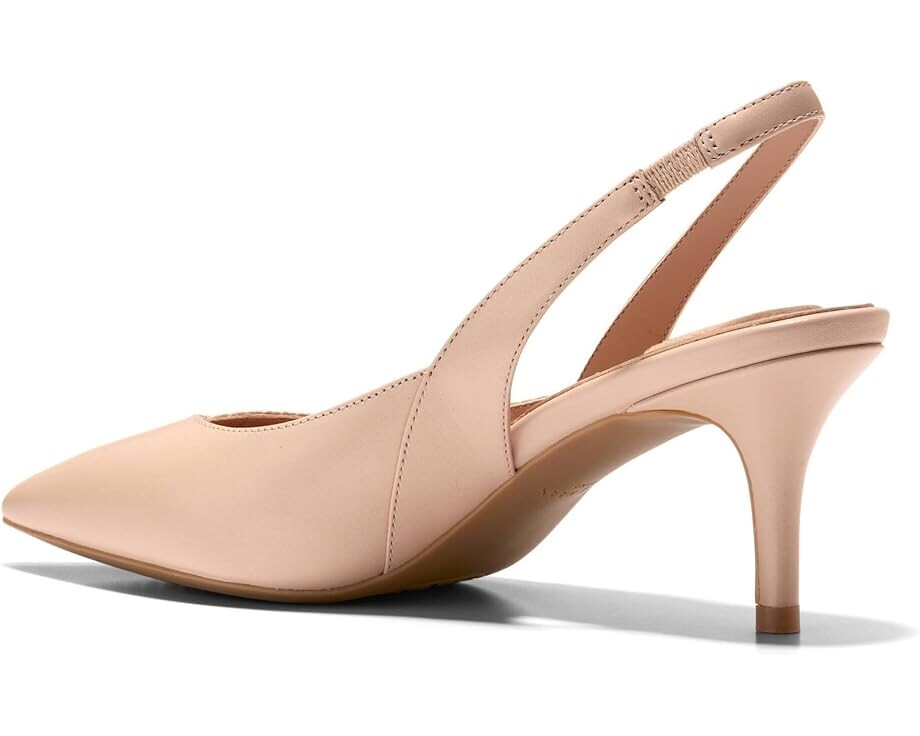 Туфли Cole Haan The Go-To Slingback Pump 65MM, цвет Porcelain Leather/Lizard Print Leather — фото 4