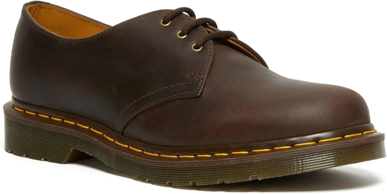 Женские гладкие ботинки Dr. Martens 1461, колодка 264, Braun Gaucho Crazy Horse — фото 3