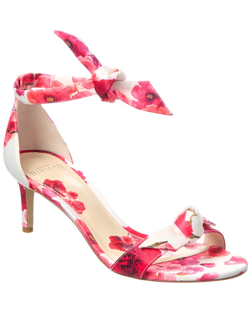 Alexandre Birman Clarita 60 Satin Sandal, розовый